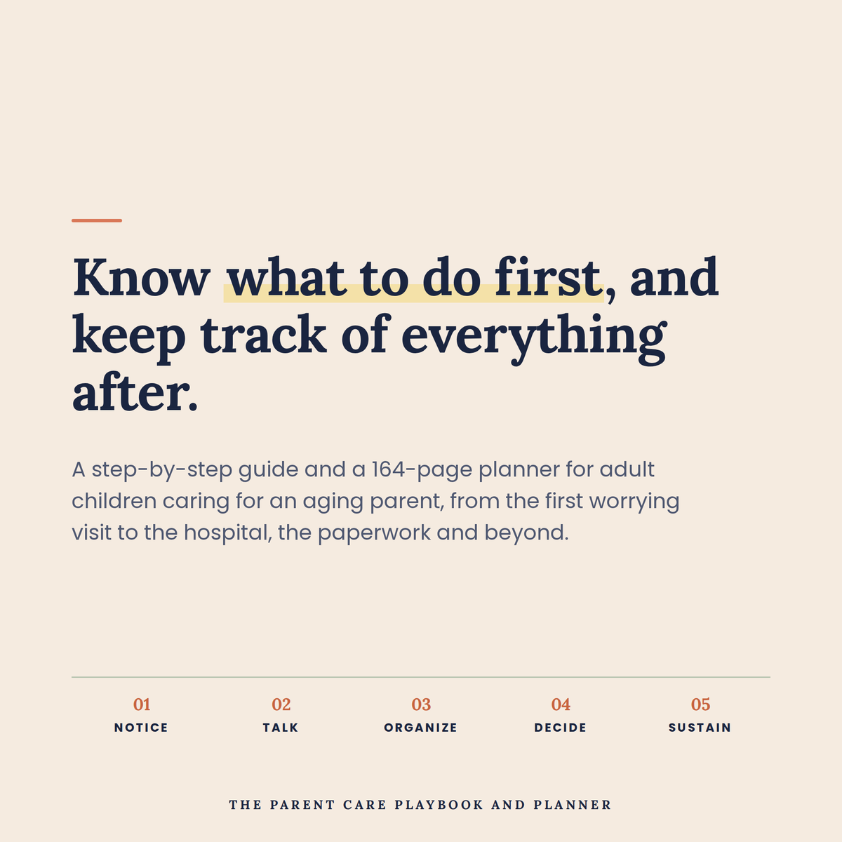 Know what to do first, and keep track of everything after.