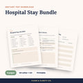 Hospital Stay Bundle printable pages preview