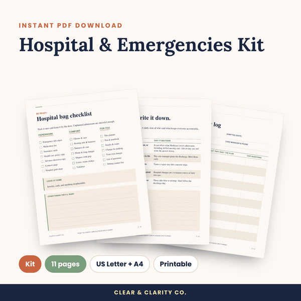 Hospital & Emergencies Kit
