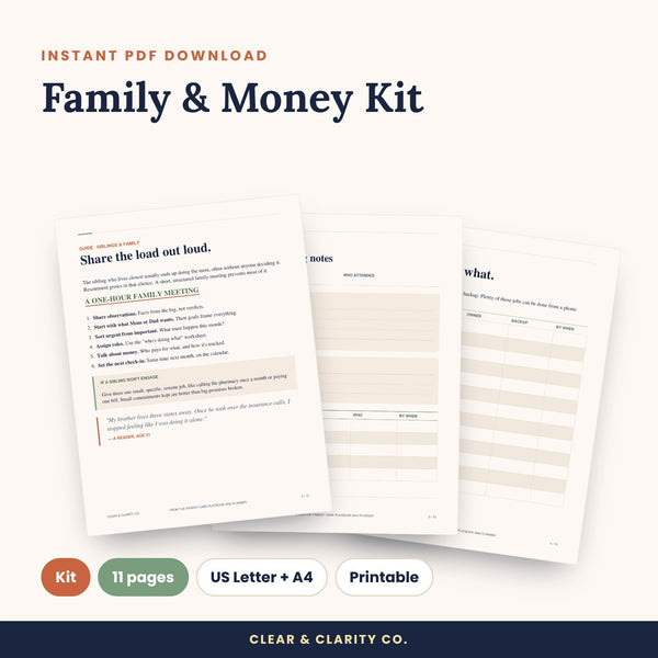 Family & Money Kit