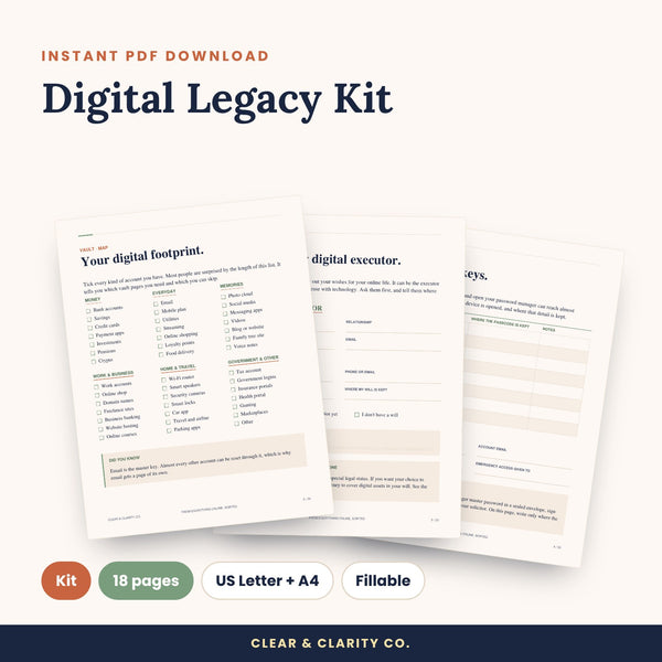 Digital Legacy Kit